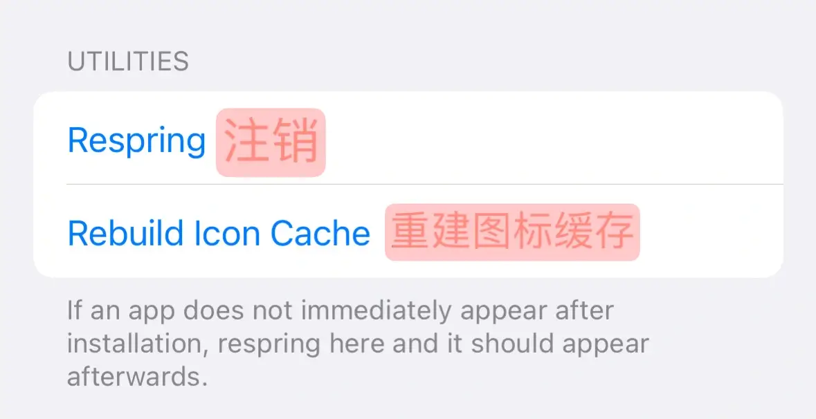 TrollStore设置功能